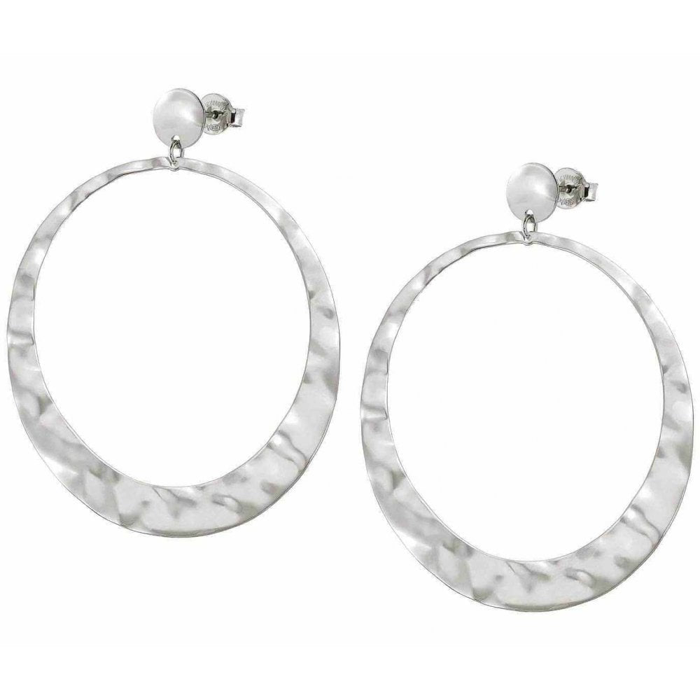 LUNA Pendant Earrings In 925 Silver