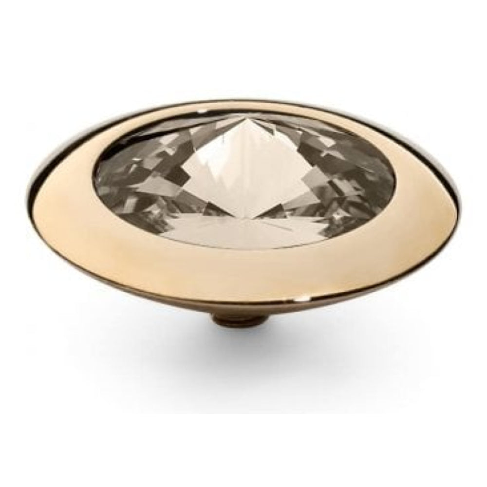 Famosa Gold 16mm Tondo Ring Top Light Silk