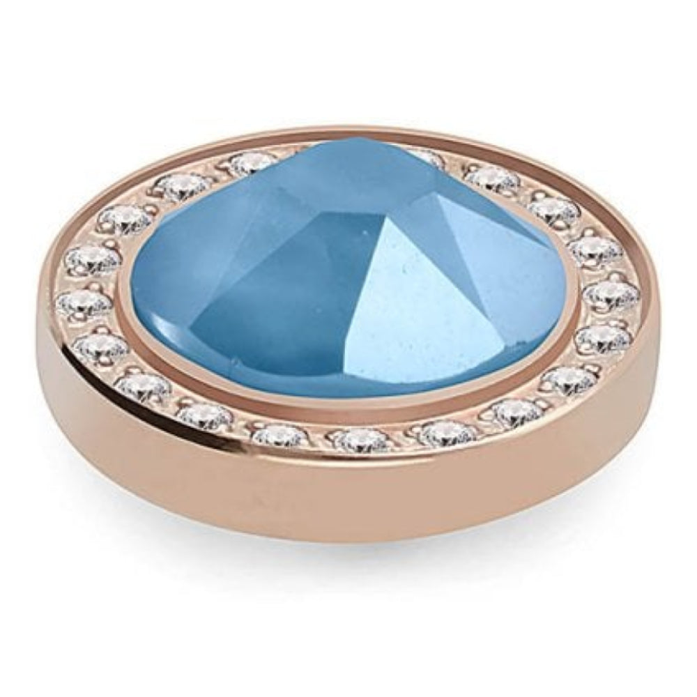 10.5mm Interchangeable Canino Deluxe Summer Blue Crystal Top in RG
