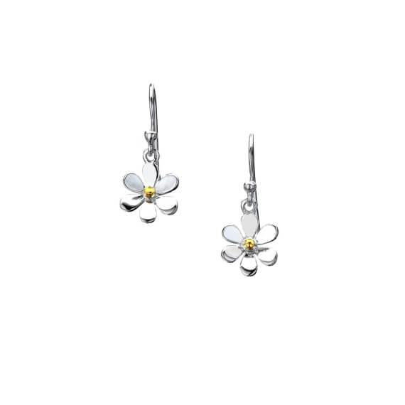 Origins Daisy Flower Drop Earrings