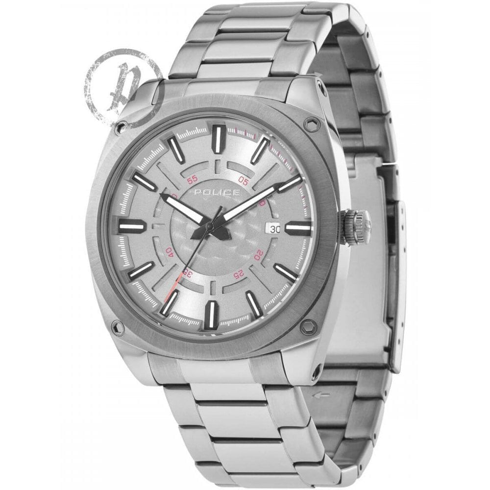 Stainless Steel Silver Dial & Bracelet Strap Enforce X Gents Watch