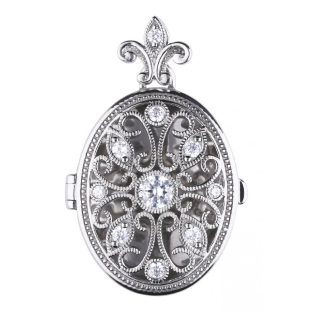 Oval Filigree Locket