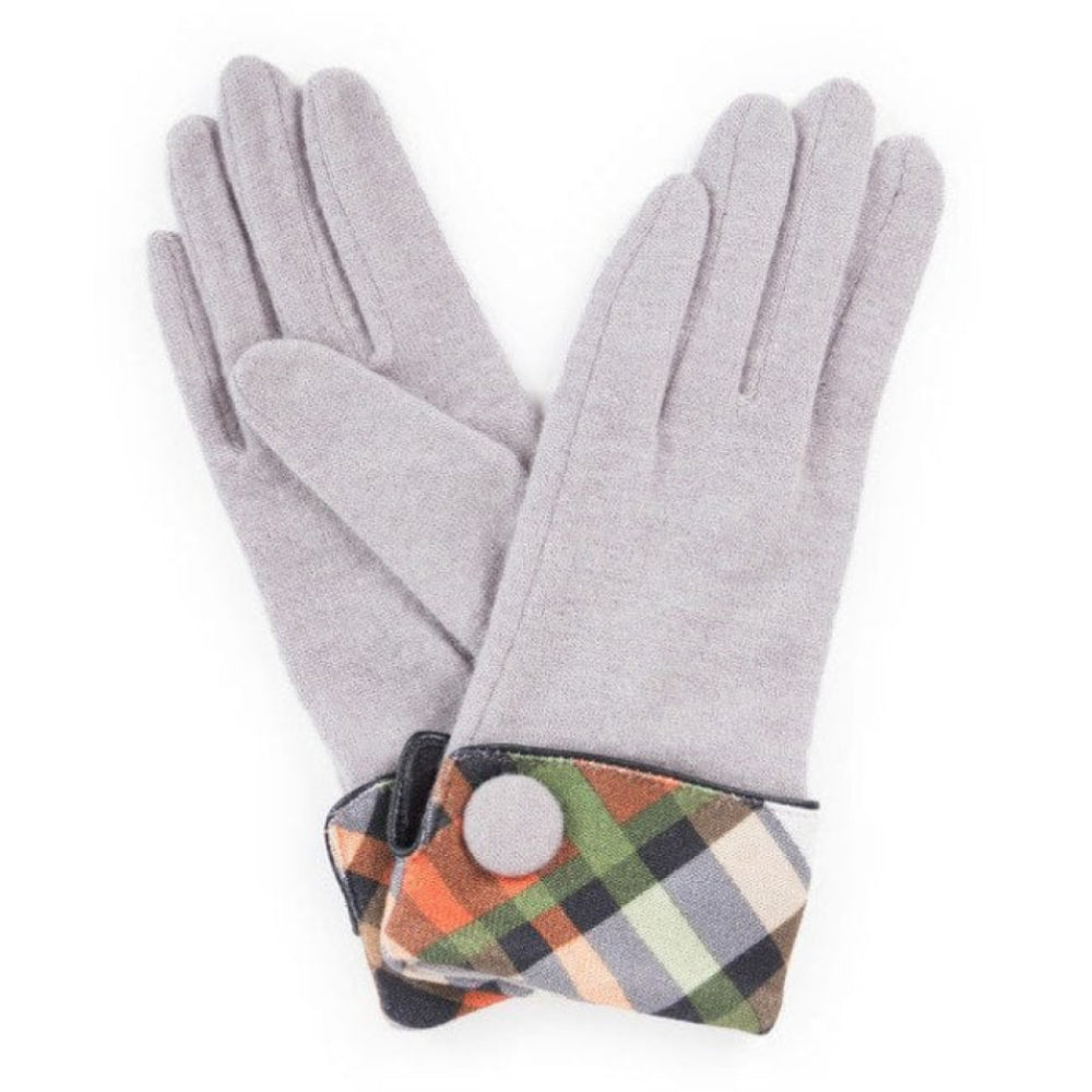 Heather Wool Gloves In Slate