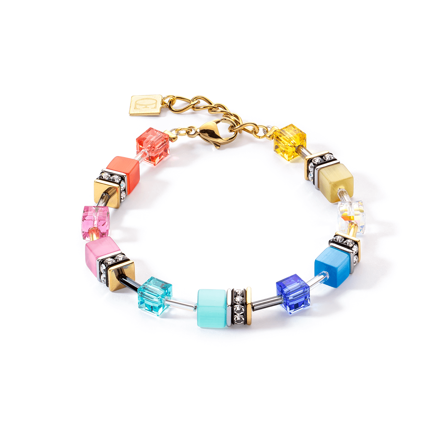 GeoCUBE Multicolour Classic Bracelet