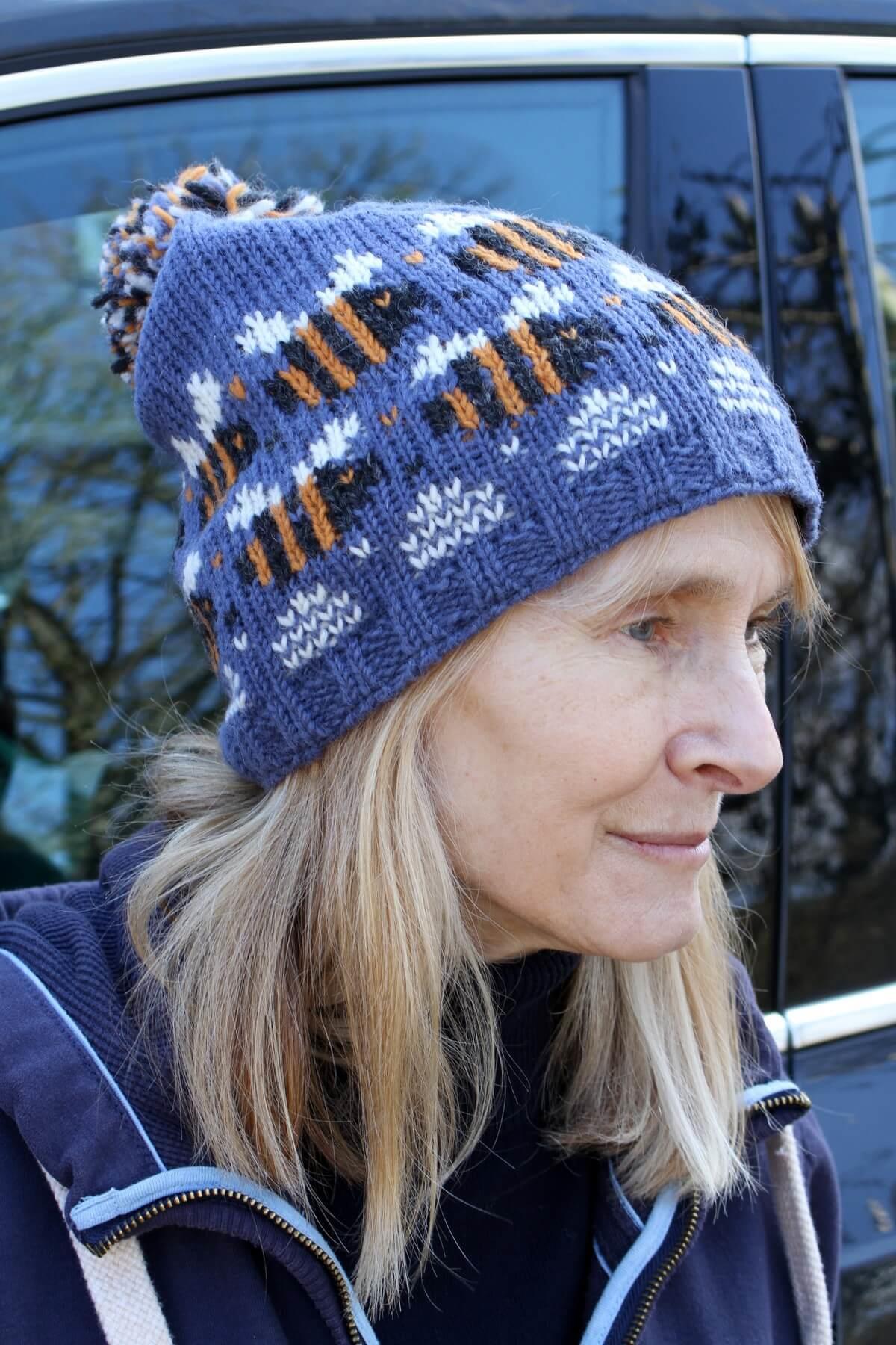 Beehive Bobble Beanie Denim