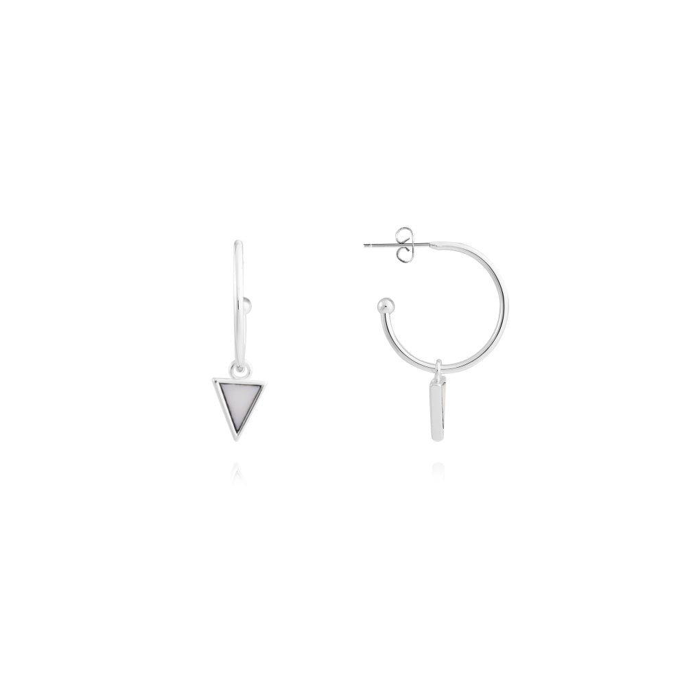 Treasure The Little Things Good Vibes Silver Earrings