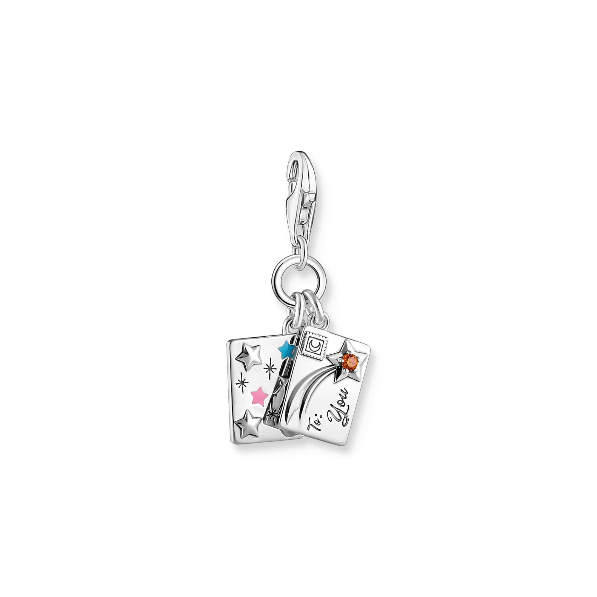 Make-a-wish With Multicolour Enamel Charm Pendant