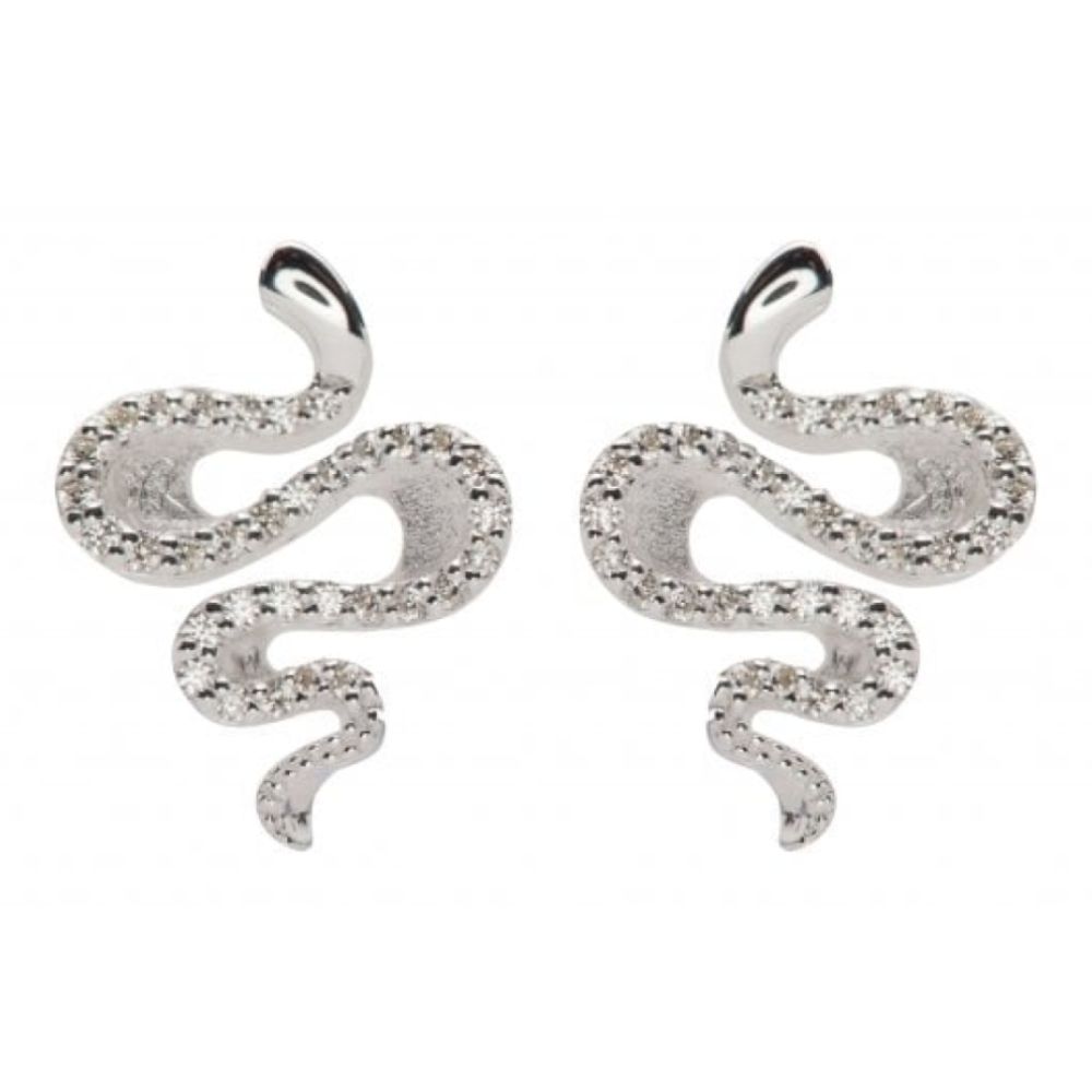 Sterling Silver 925 Earrings with CZ