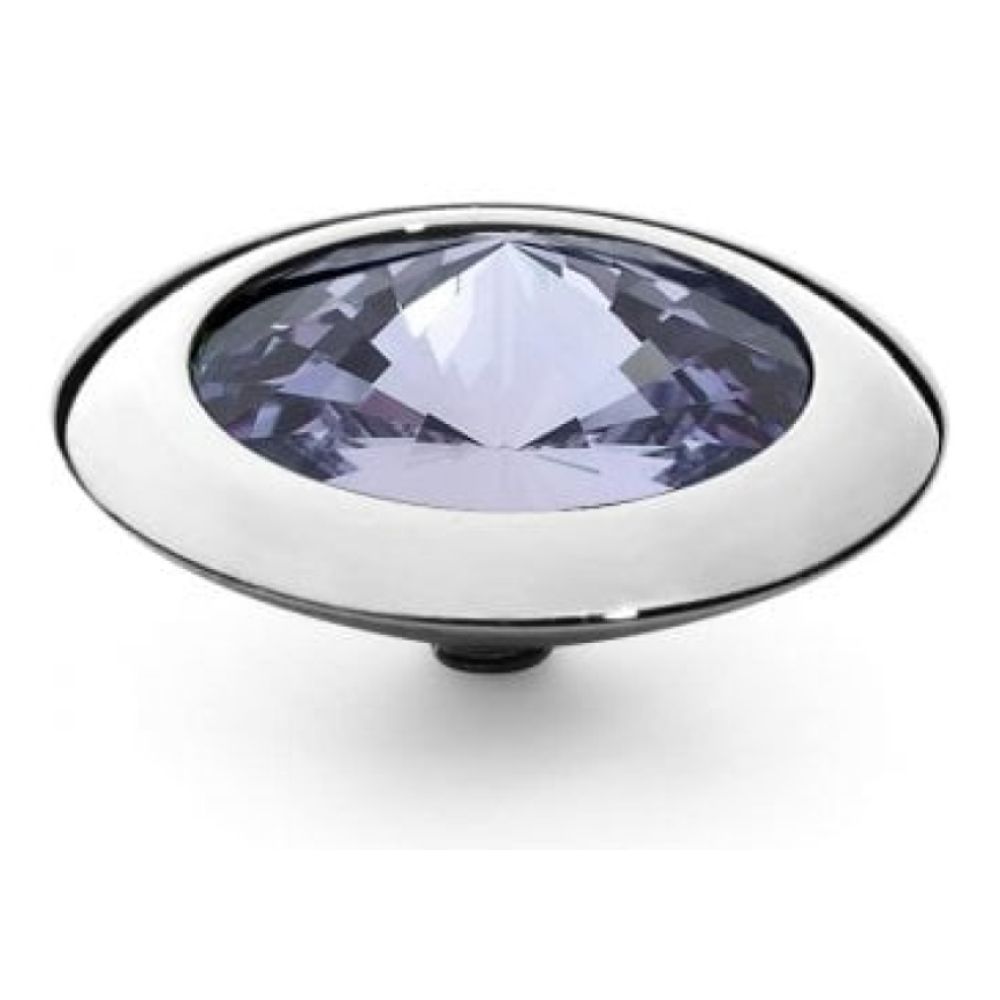 Famosa Silver 16mm Tondo Ring Top Provence Lavender