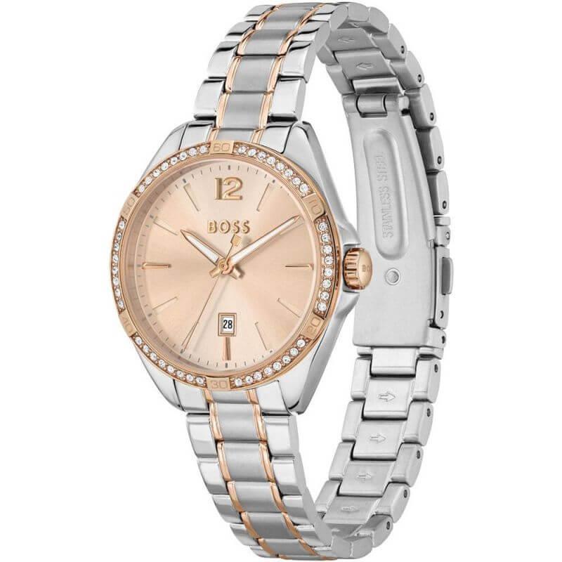 Felina Rose Gold Dial Two Tone Bracelet Ladies Watch