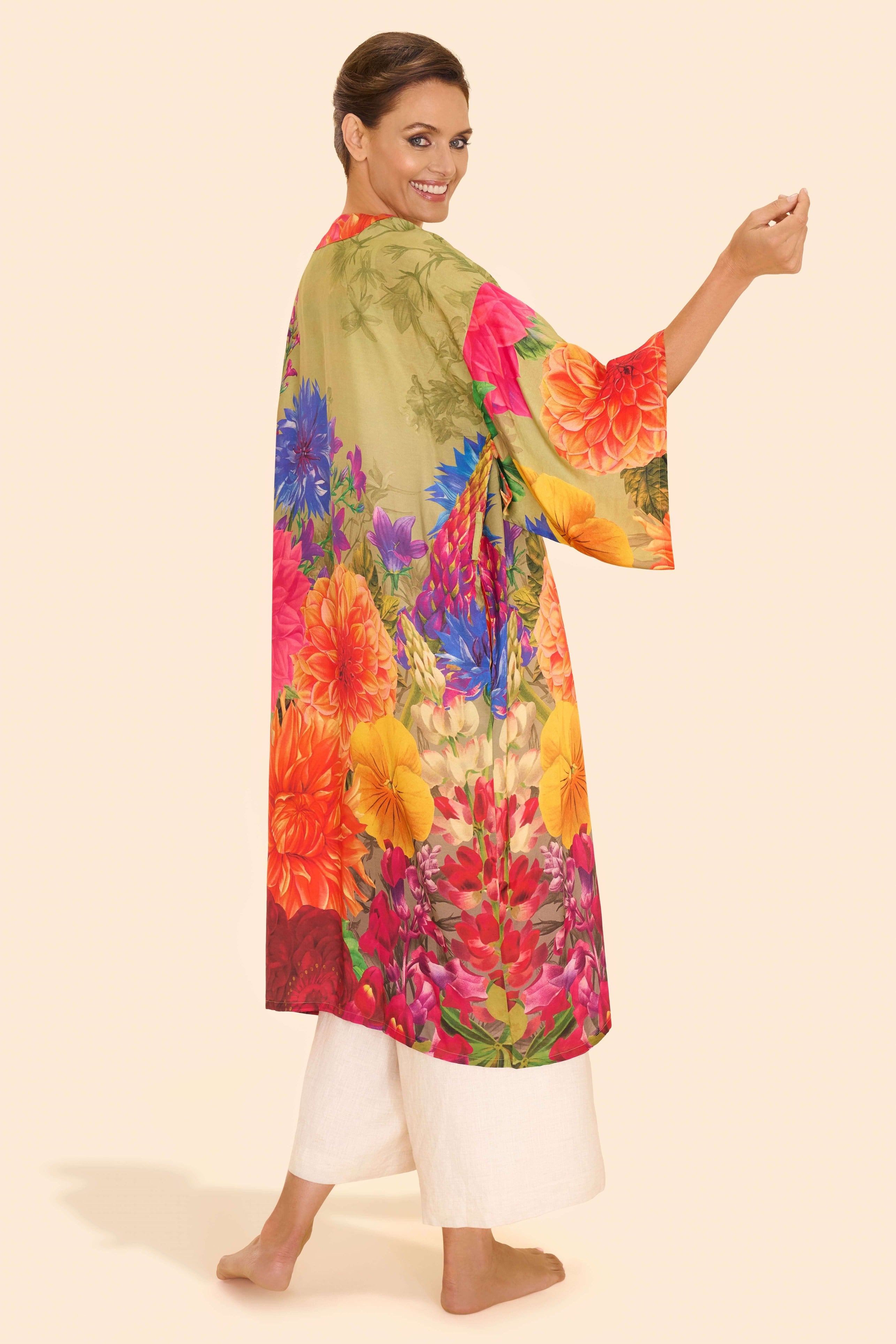 Bountiful Blooms Kimono Gown