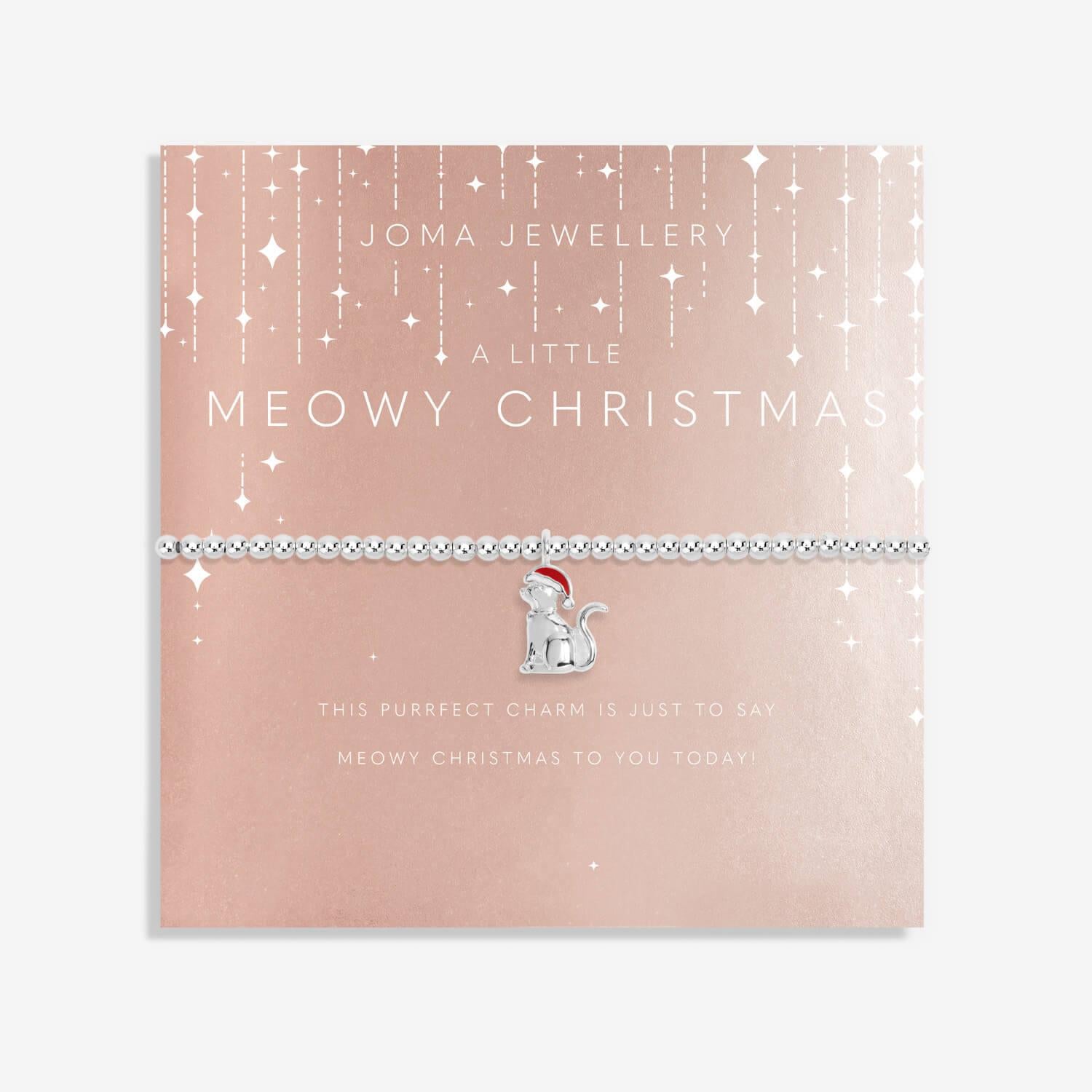 Children's Christmas A Little 'Meowy Christmas' Bracelet