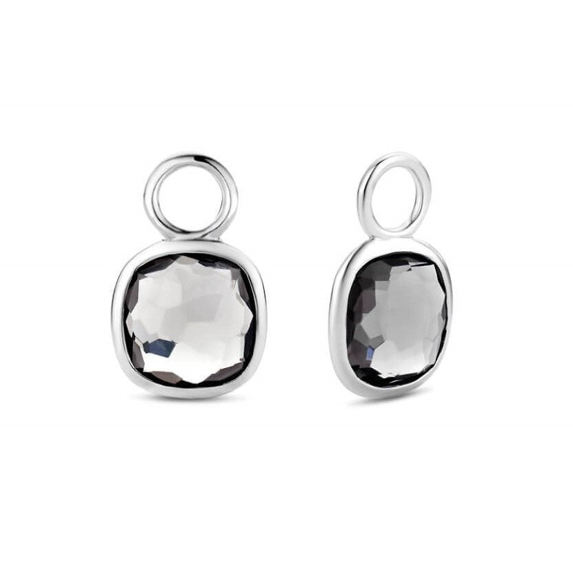 Grey Blue Stone Ear Charm