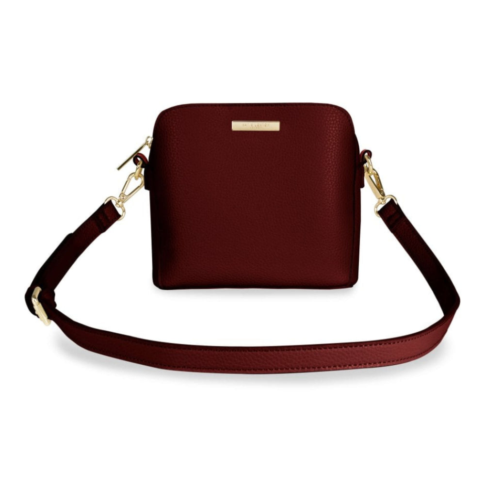 BELLA BOX BAG - Burgundy - 17x18x10cm