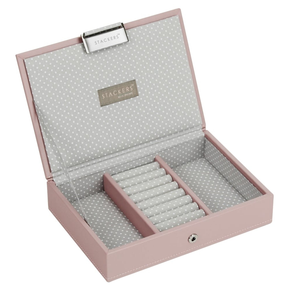 Soft Pink Mini Lidded Stacker