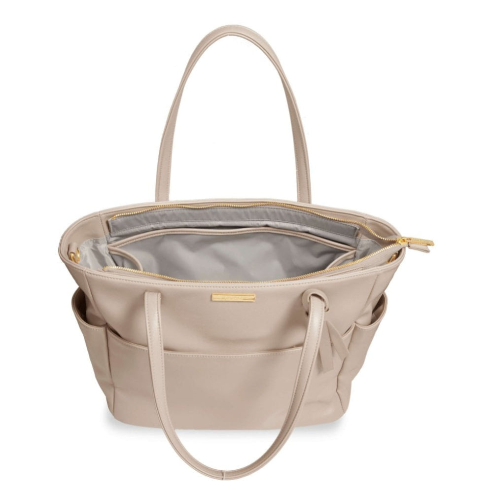 BABY CHANGING BAG - Warm Grey - 32x45x17cm