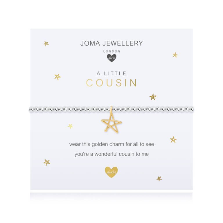 A Little | Cousin | Silver | Bracelet | 15.5cm Stretch