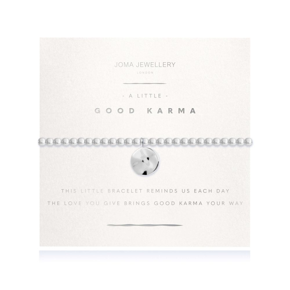 Radiance A Littles | Good Karma | Silver | Bracelet (Lightly Hammered) | 17.5cm Stretch