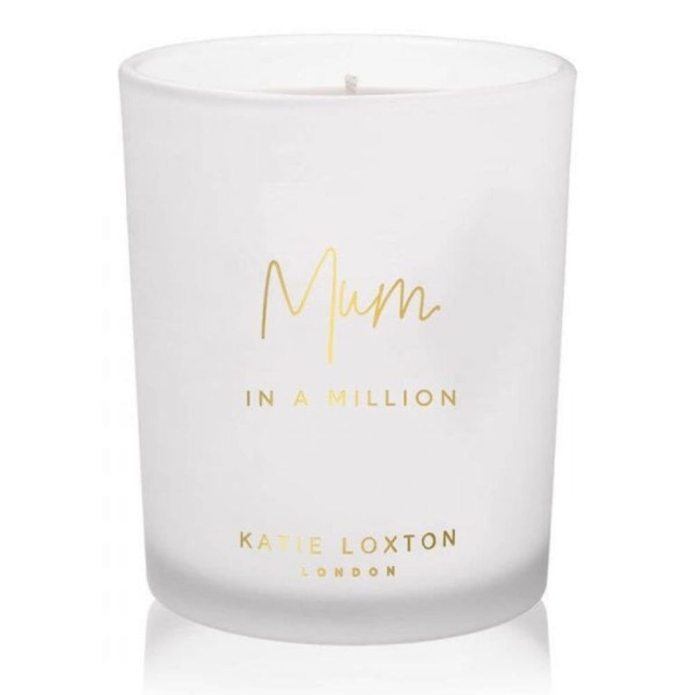 Sentiment Candle | Mum In A Million | Grapefruit And Pink Peony | 160g