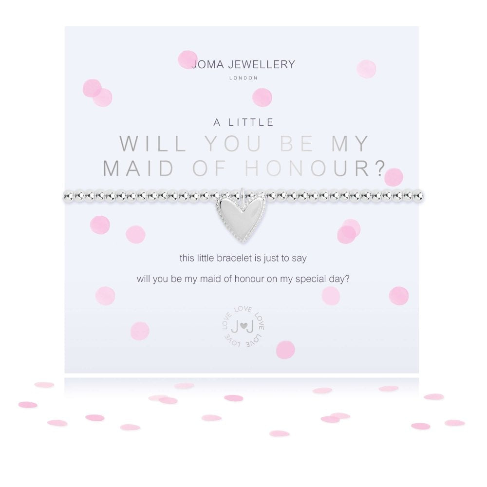 A Little | Will You Be My Maid Of Honour | Bracelet |17.5cm Stretch