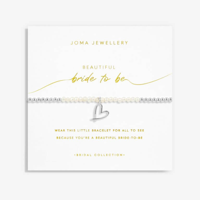 Bridal Pearl Bracelet 'Bride To Be'