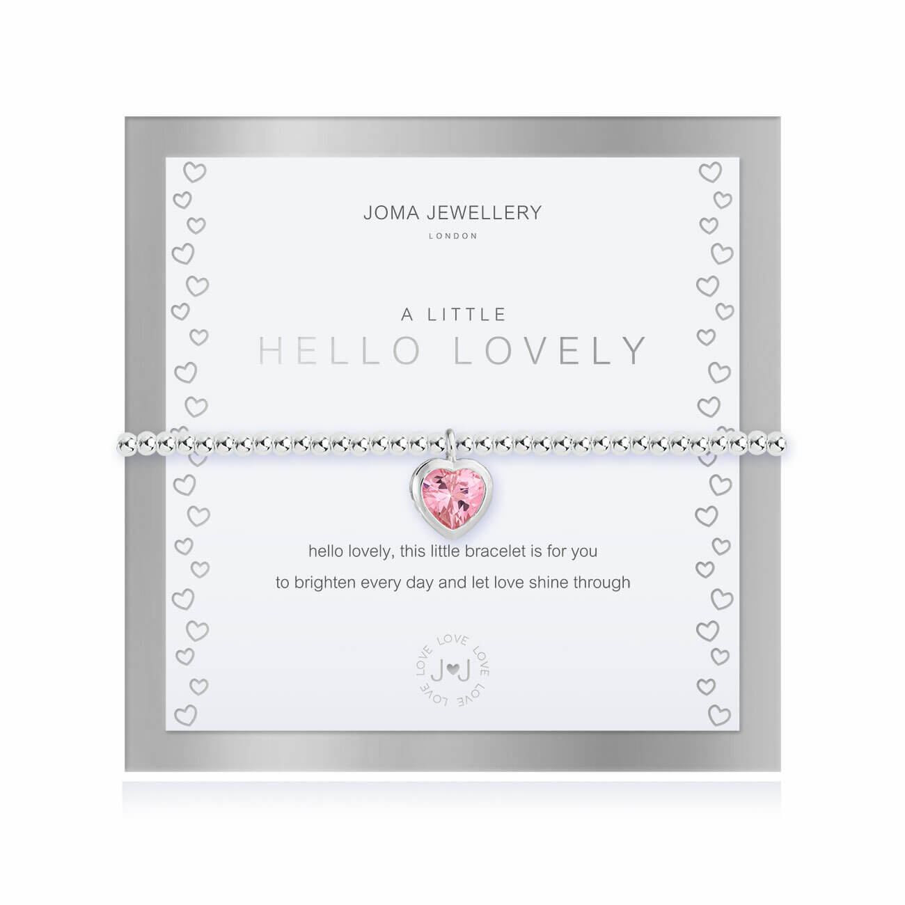 Beautifully Boxed A Littles | Hello Lovely | Silver | Bracelet | 17.5cm Stretch