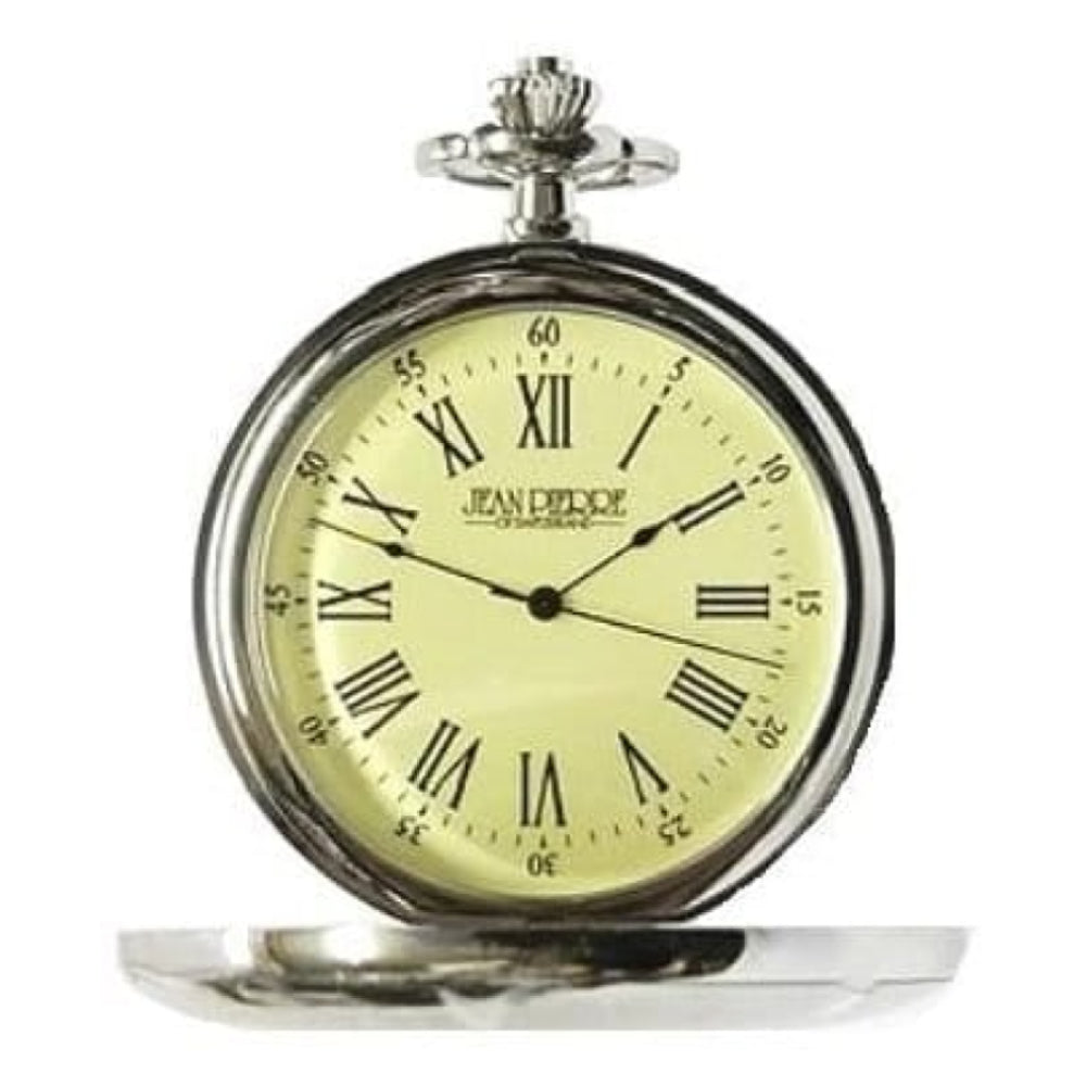 Half Hunter Pocket Watch With Stand & Pouch