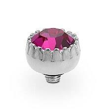 LONDON Small (S/P) 8mm Fuchsia Ring Top