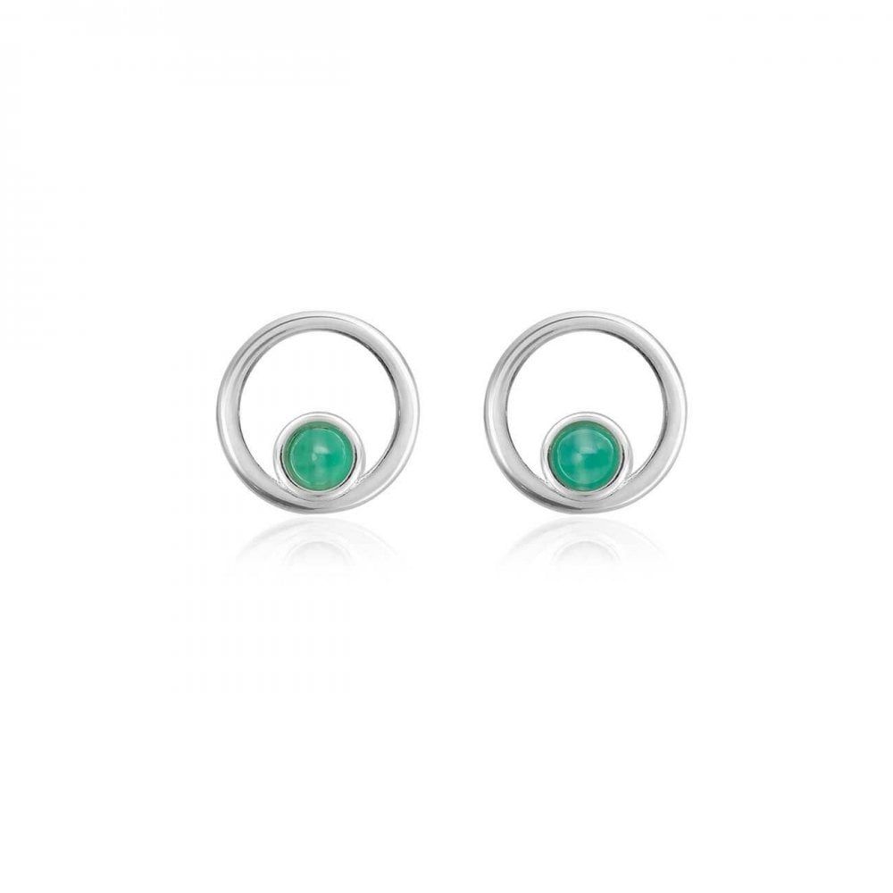 Treasure The Little Things | Birthstone August Aventurine | Silver | Earring Box