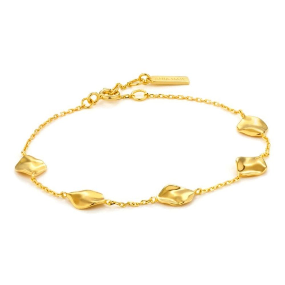 Crush Multiple Discs Bracelet Gold
