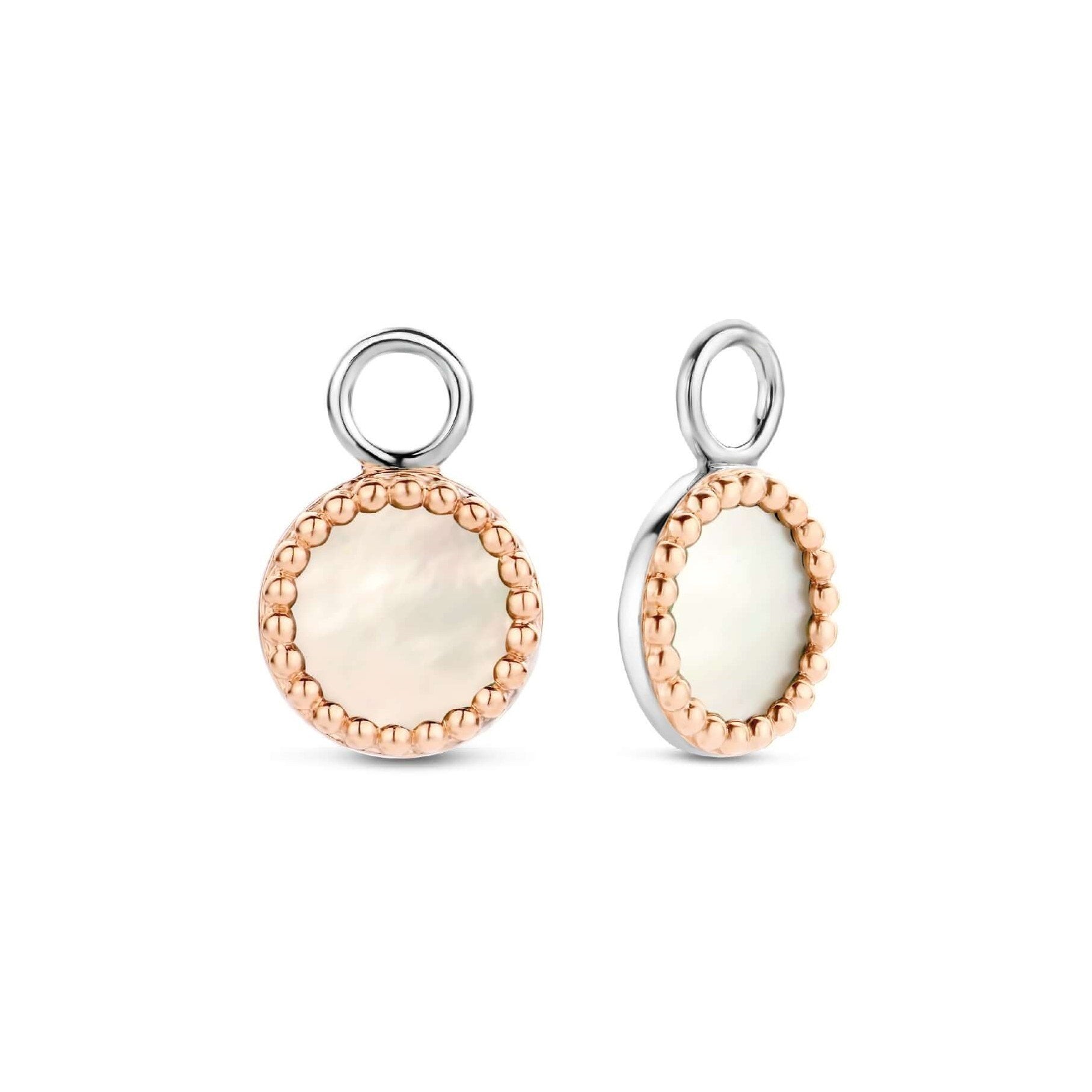 MOP Rose Gold Plated Bubble Setting Ear Charm