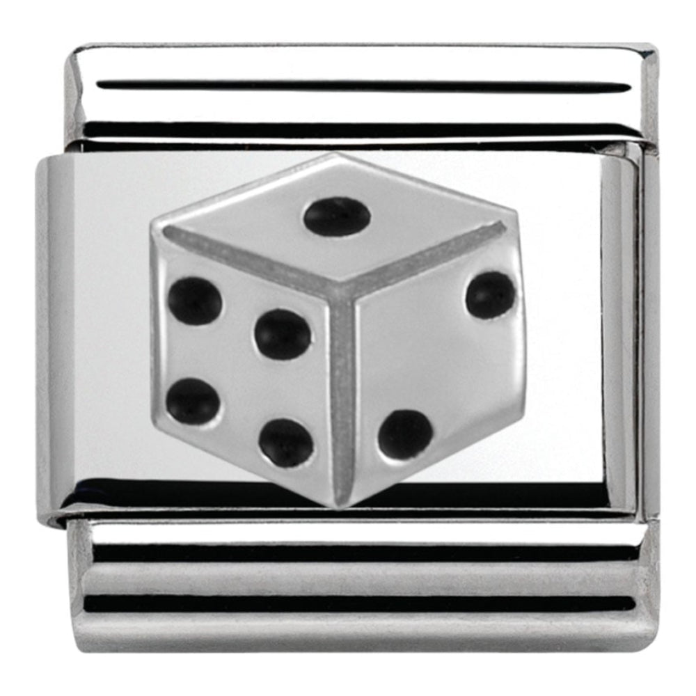 Classic Silver Dice Link