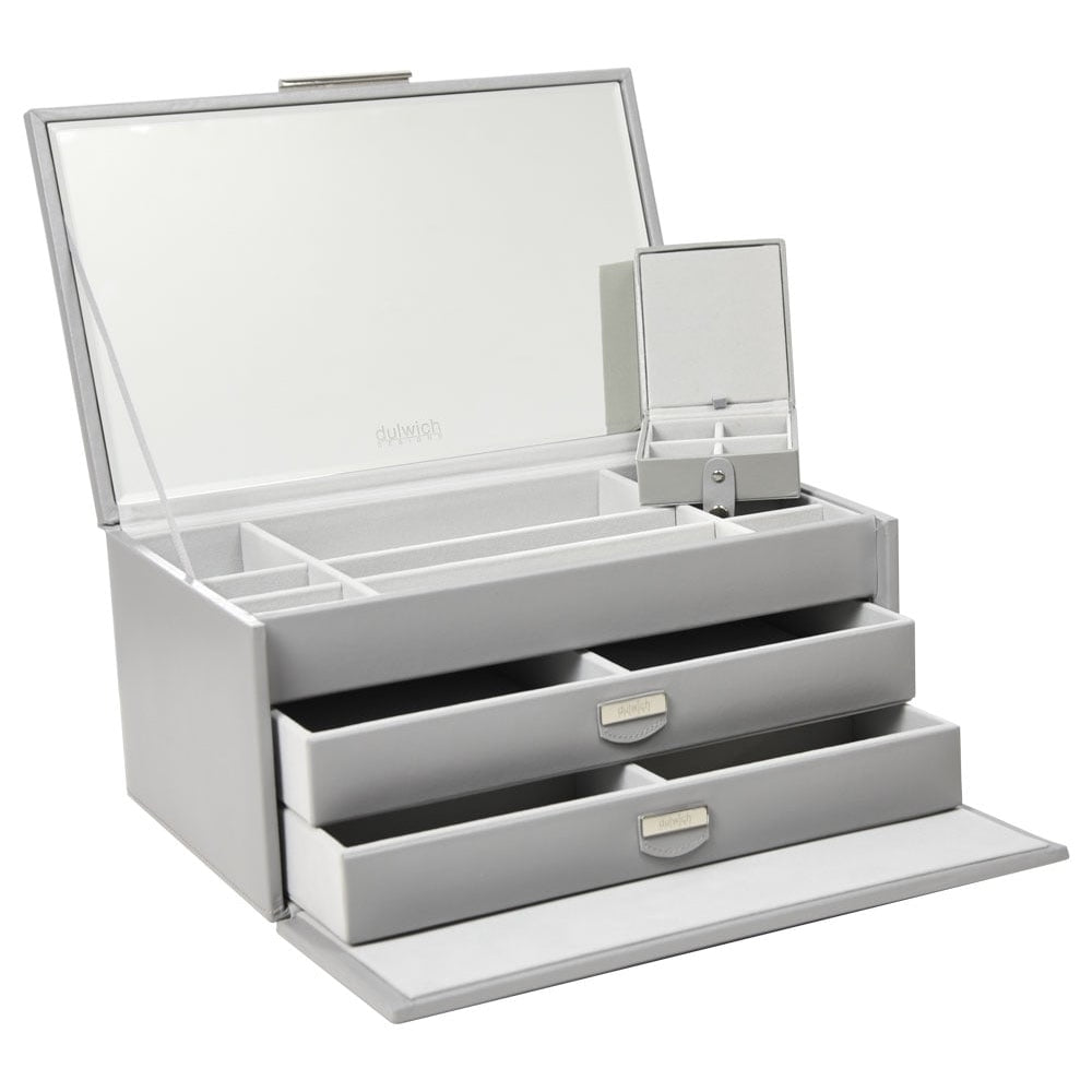 Malmo Grey Large Jewellery Box