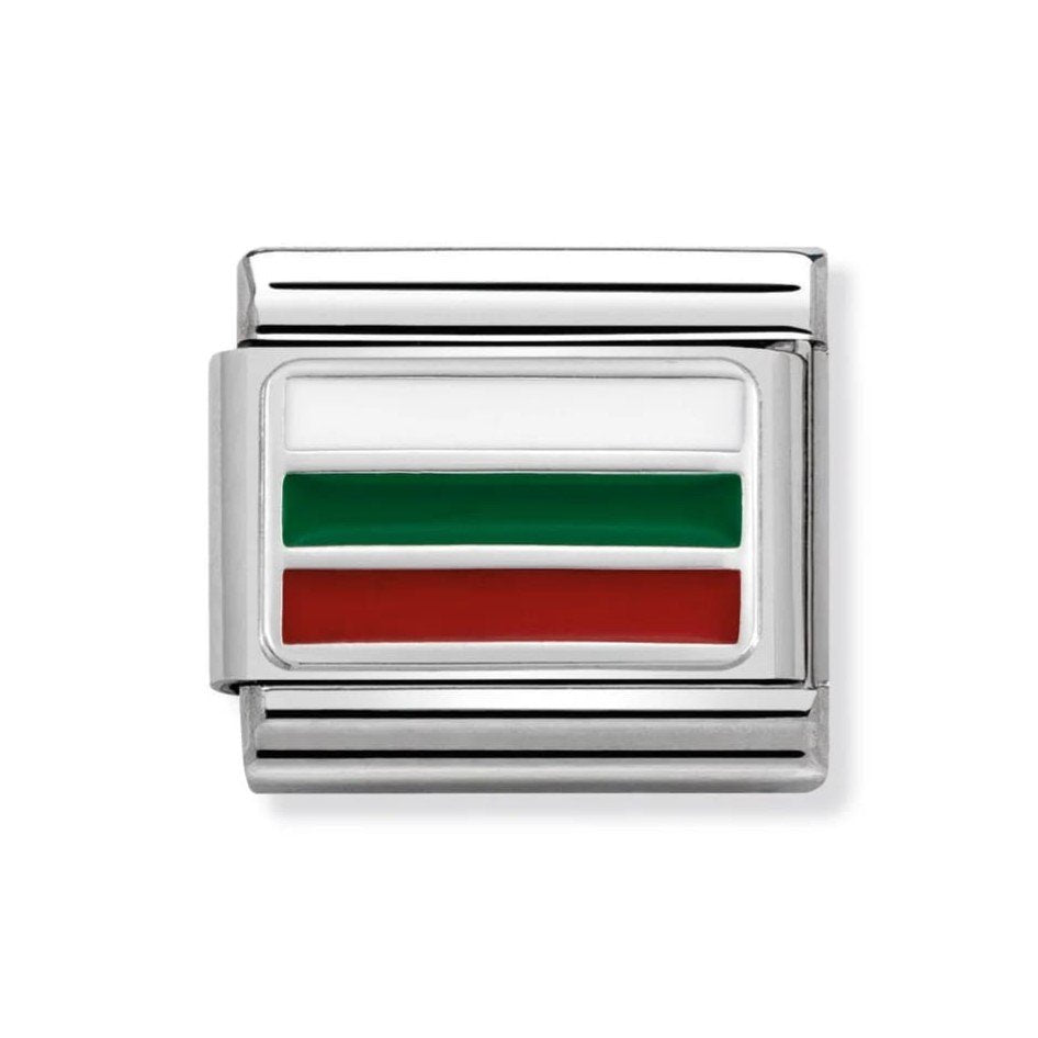 Composable Classic Bulgaria Link In Enamel & 925 Silver