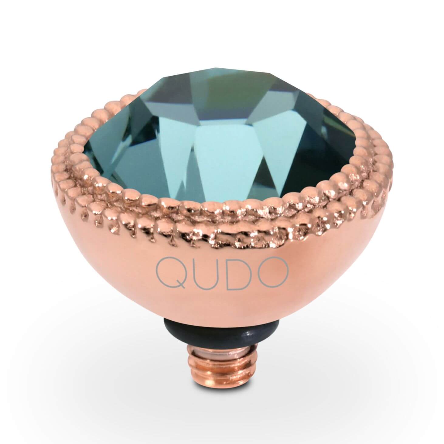 FABERO (RG/P) 11mm Smoked Sapphire Ring Top