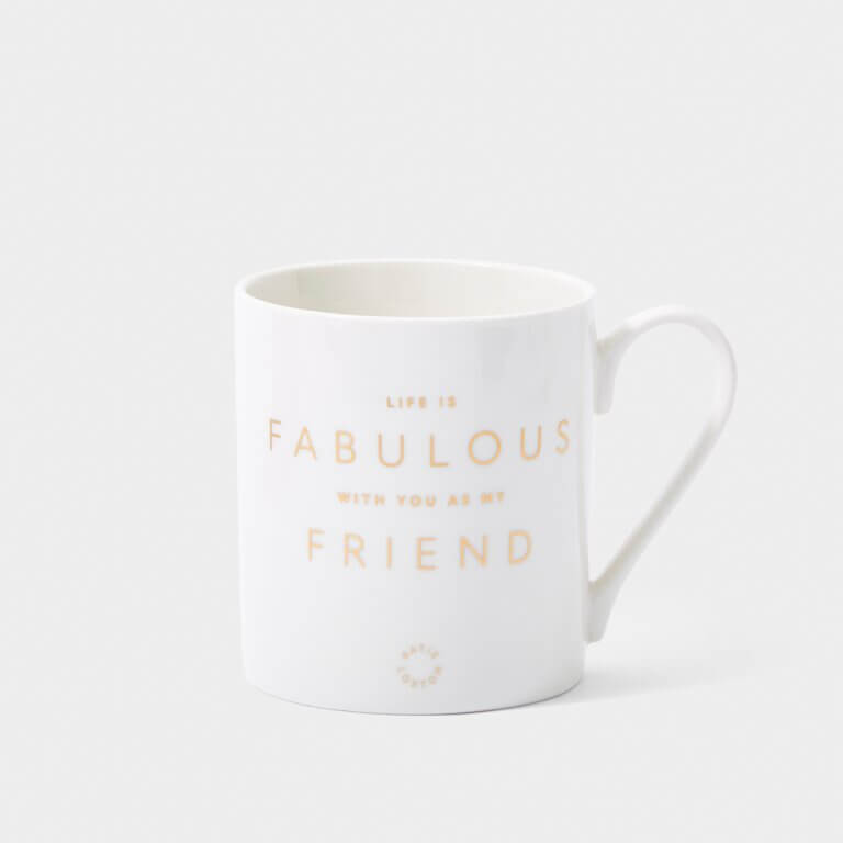 Porcelain Mug | Life Is Fabulous With You As My Friend