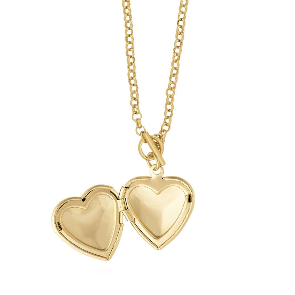 Life Lockets Gold Heart Locket 50cm Necklace