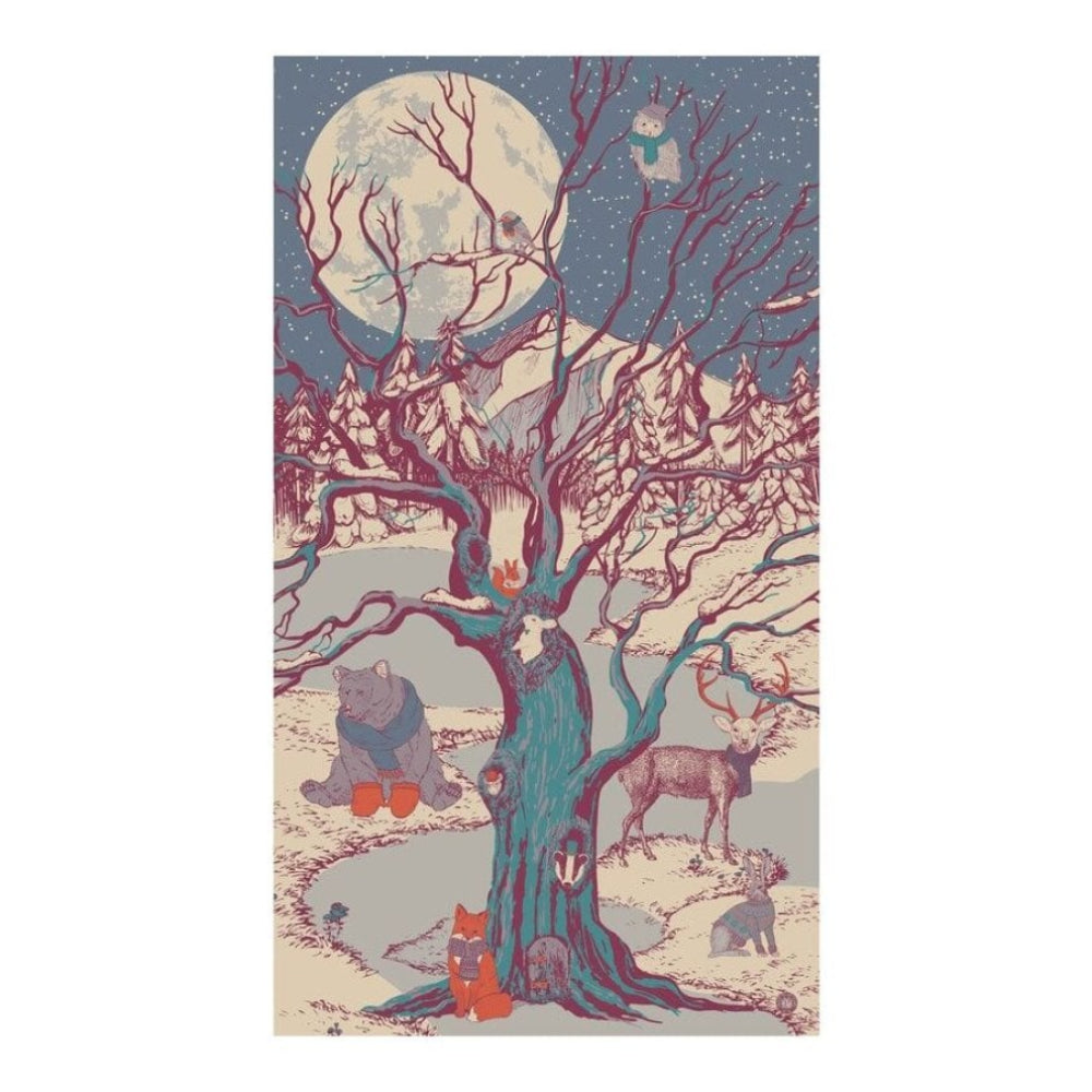 Winter Chums Print Scarf