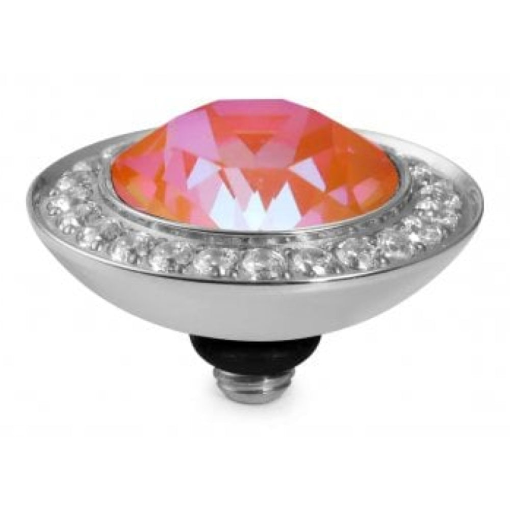 Orange Glow Delite Crystal Interchangeable Top Tondo Deluxe (S/P)