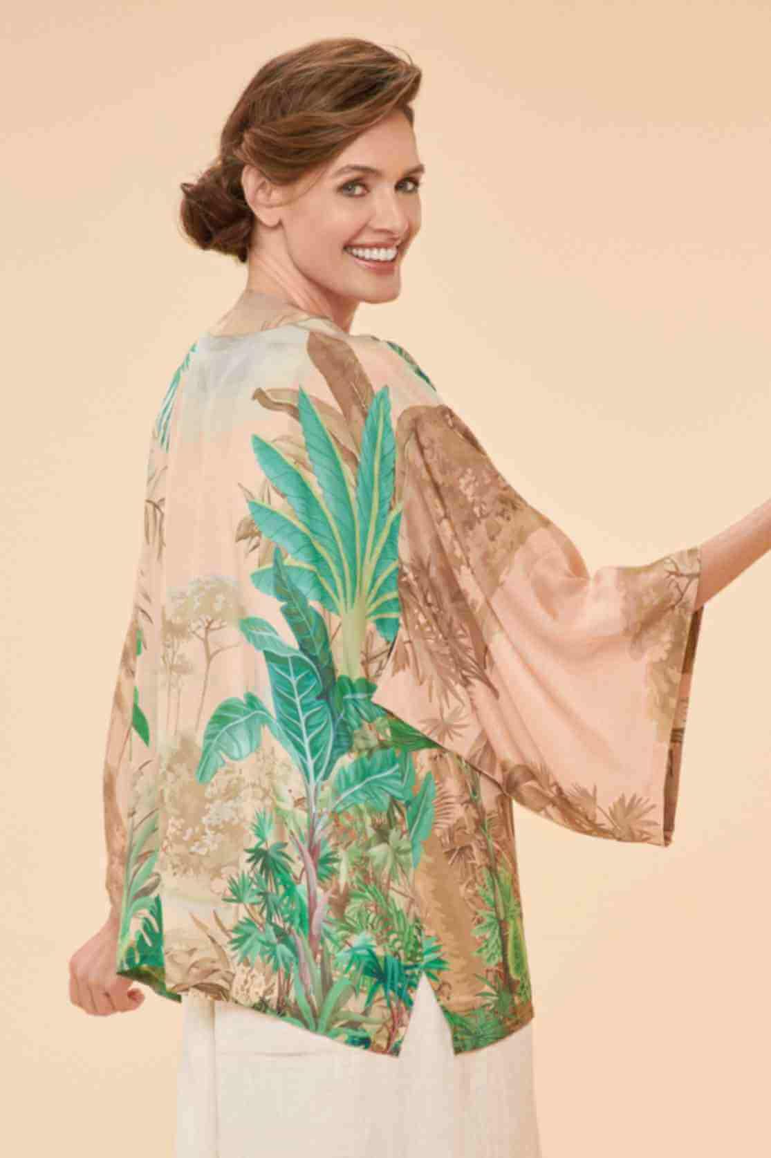 Oasis Kimono Jacket - Coconut