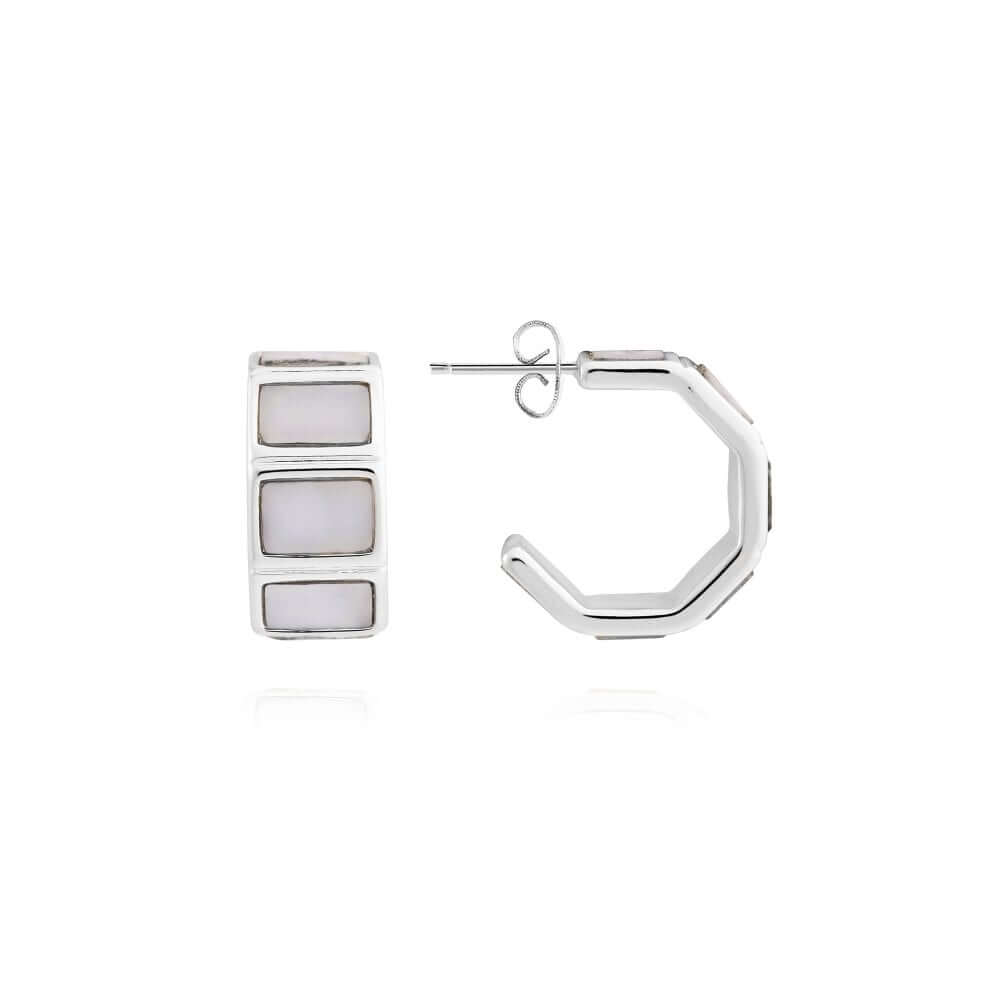 Treasure The Little Things Enjoy Every Moment Silver Earrings