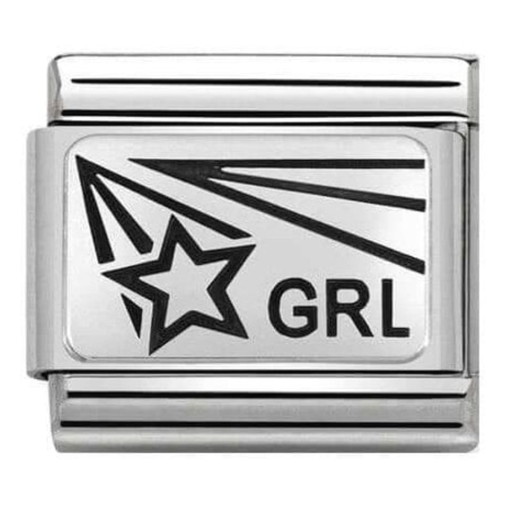Classic GRL (Girl Power) Star Charm