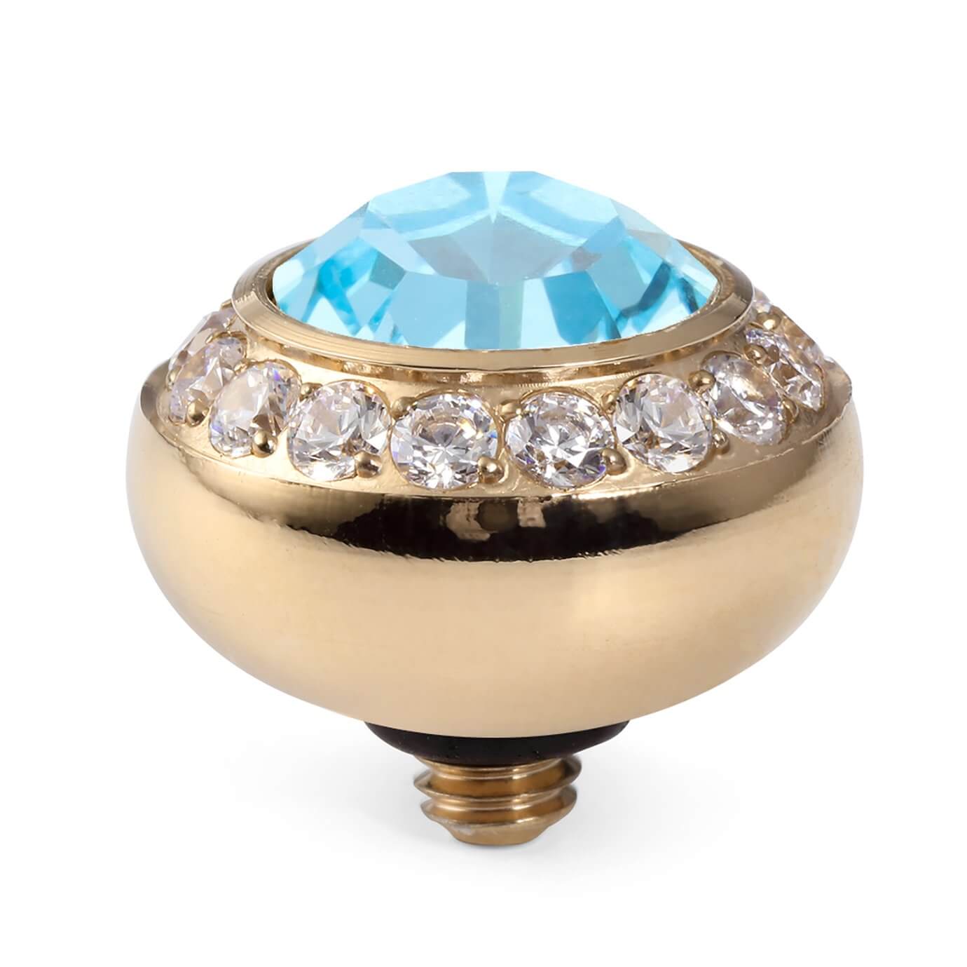 Tondo Deluxe (G/P) 10mm Aqua Bohemica Top