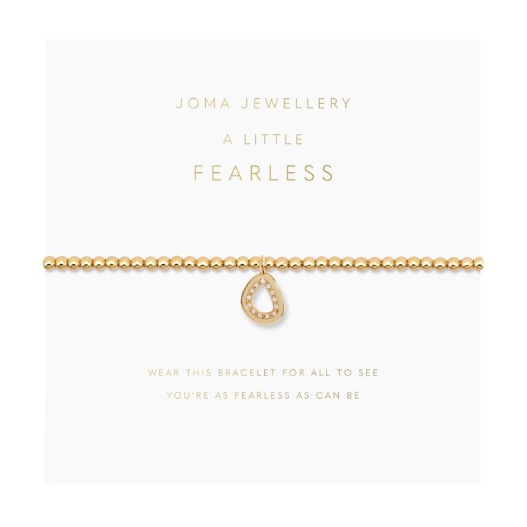 A Little 'Fearless' Gold Plated Bracelet