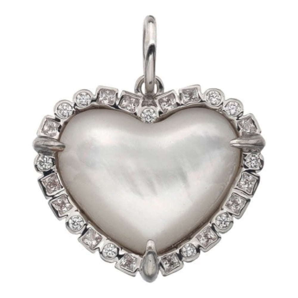 Mother Of Pearl Heart Innocence Pendant