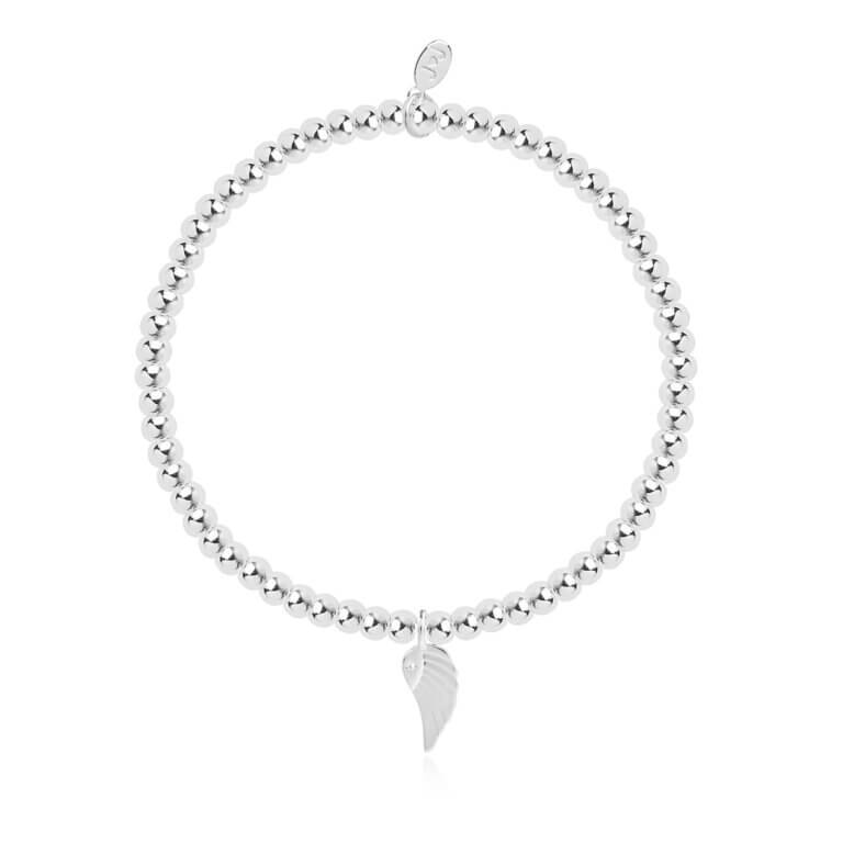 Beautifully Boxed A Littles | Guardian Angel | Silver | Bracelet | 17.5cm Stretch