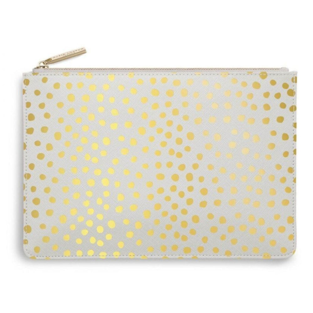 Perfect Pouch | Dalmatian Print | Pale Grey | 16 X 24cm