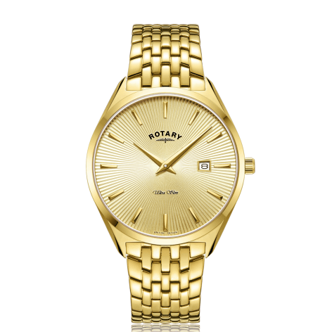 Gents Bracelet Watch Gold Plate