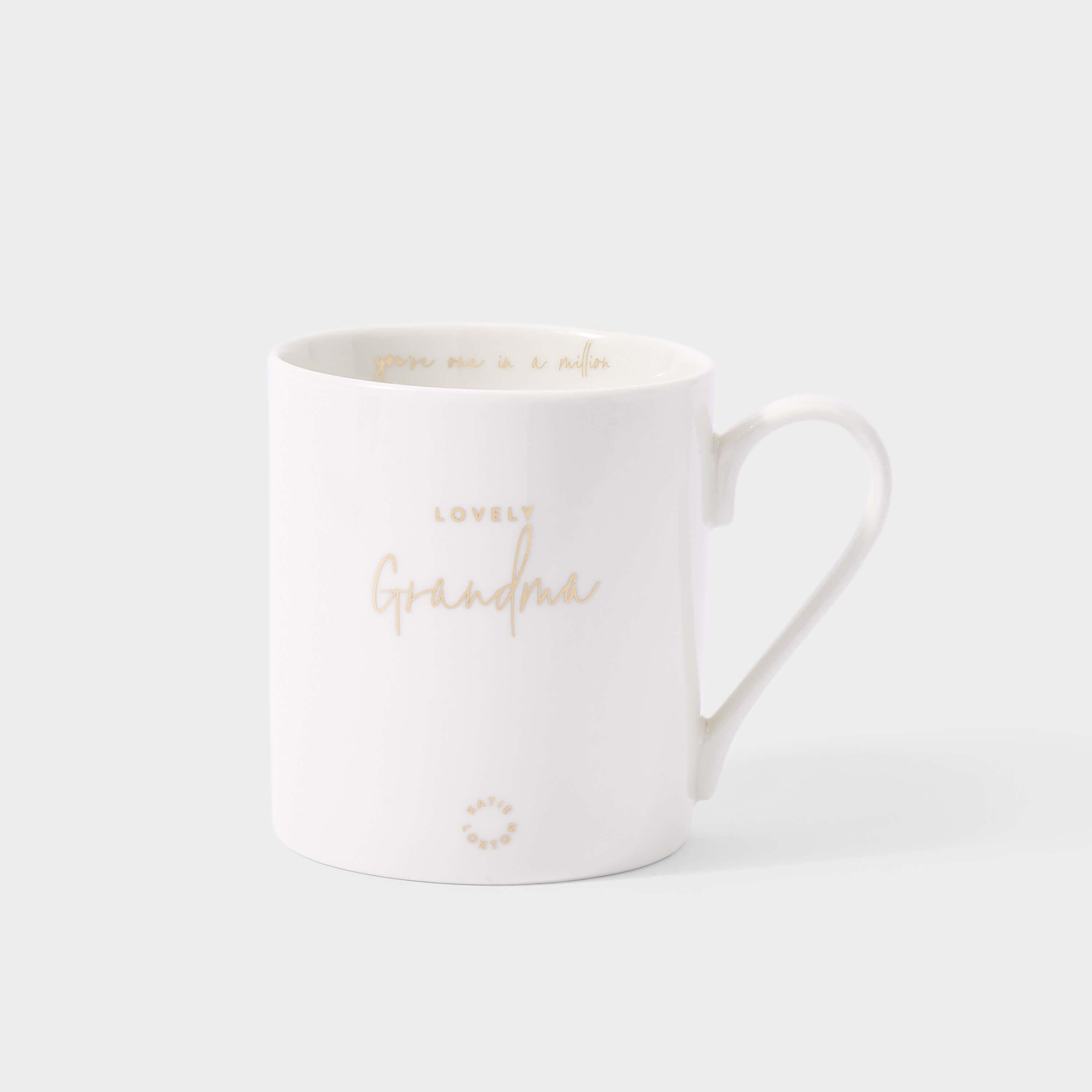 Porcelain Mug | Lovely Grandma | Pink