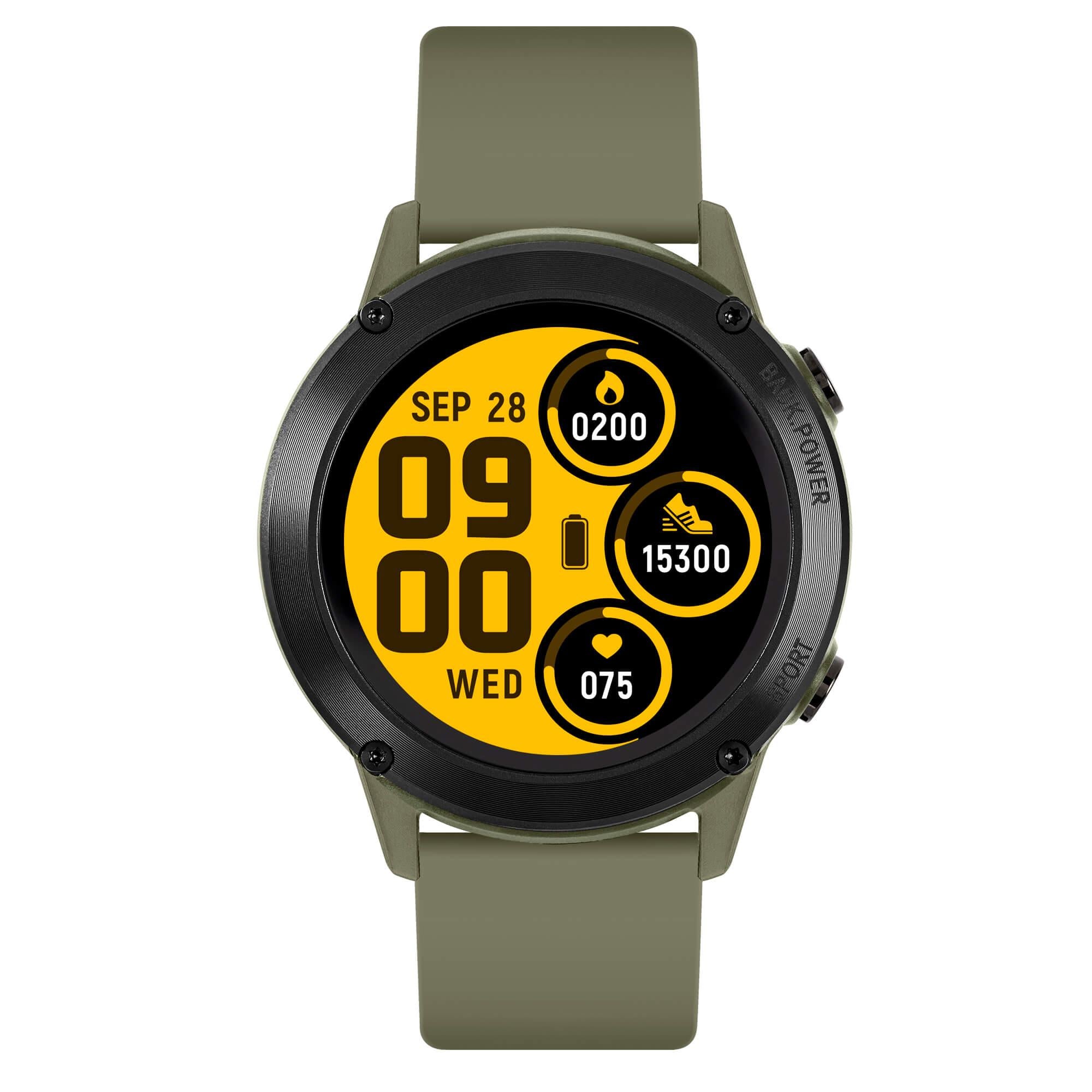 Series 18 Khaki Smart Watch With Built-In GPS